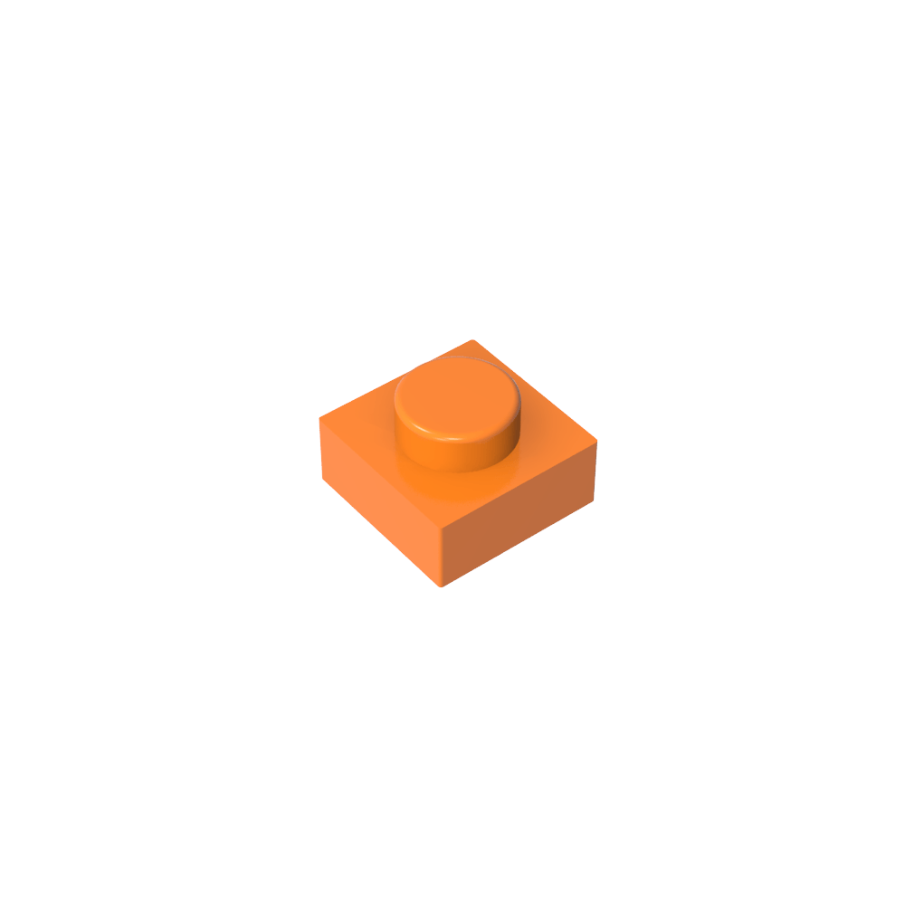 Plaque 1 x 1-MyGobricksFr