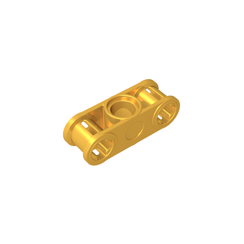 Axe et connecteur à broche Technic perpendiculaire 3L avec trou de broche central-MyGobricksFr