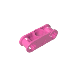 Axe et connecteur à broche Technic perpendiculaire 3L avec trou de broche central-MyGobricksFr