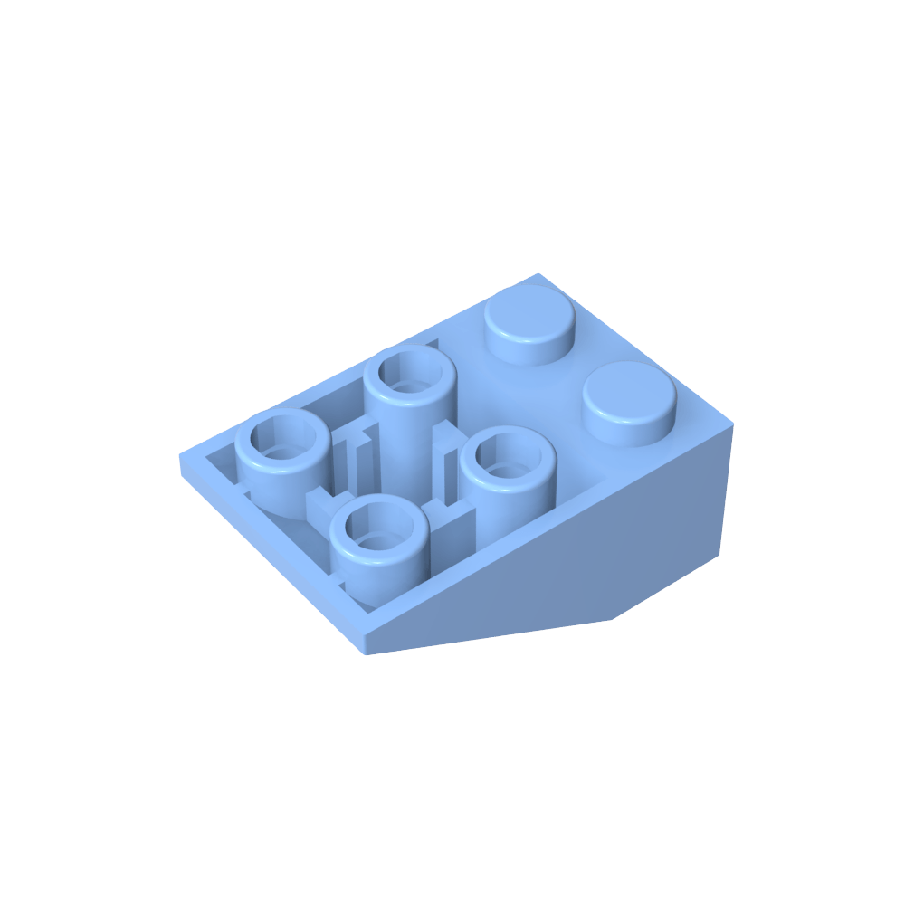 Pente inversée 33° 3 x 2 [Aucune connexion entre les montants]-MyGobricksFr