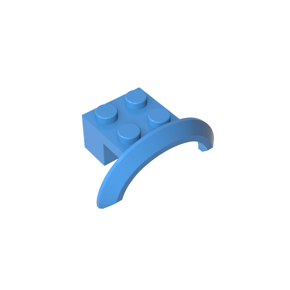 Passage de roue, garde-boue 4 x 2 1/2 x 1-MyGobricksFr