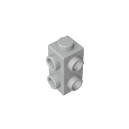 Brique 1 x 1 x 2 avec des pointes en relief sur les deux faces-MyGobricksFr