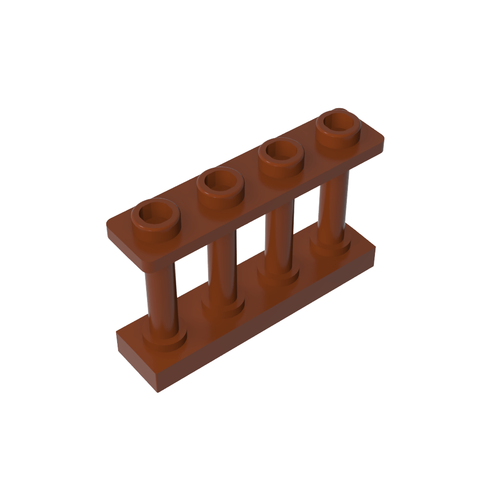 Clôture à fuseaux 1 x 4 x 2 [4 montants supérieurs]-MyGobricksFr