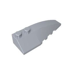 Coin incurvé 6 x 2 Droite-MyGobricksFr