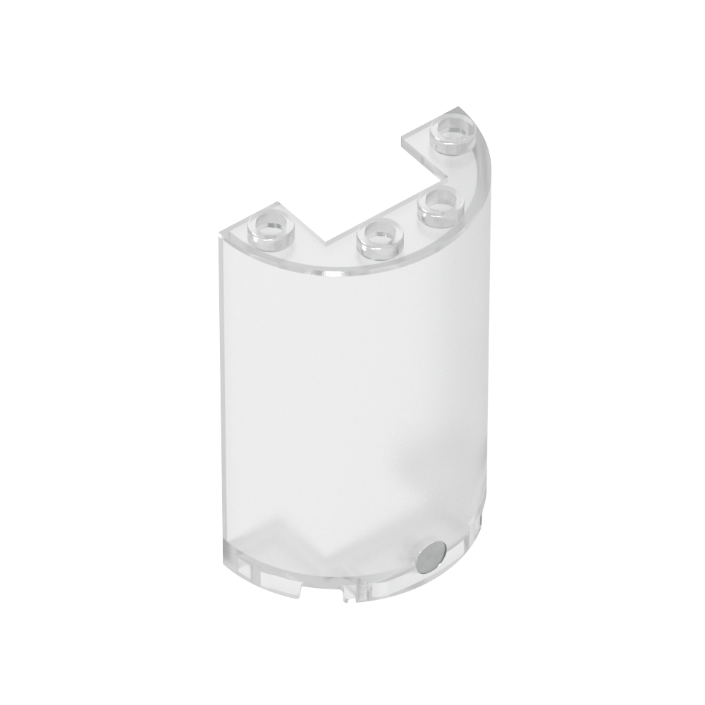 Demi-cylindre 2 x 4 x 5 avec découpe 1 x 2-MyGobricksFr