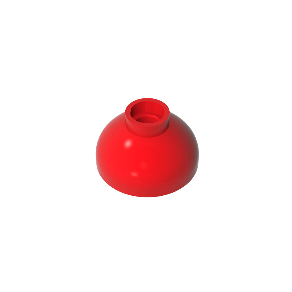 Brique ronde 2 x 2 à fond bombé [tenon ouvert]-MyGobricksFr
