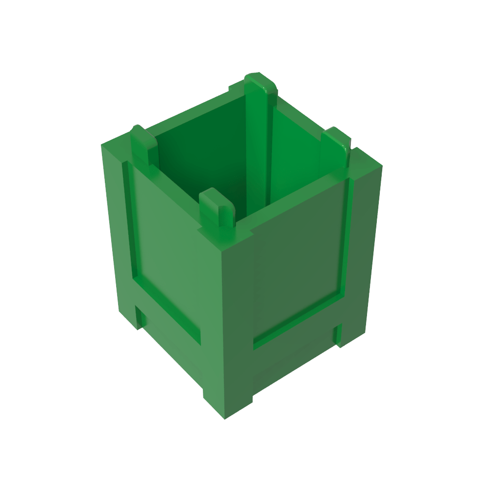 Boîte de rangement 2 x 2 x 2 - Ouverture sur le dessus-MyGobricksFr