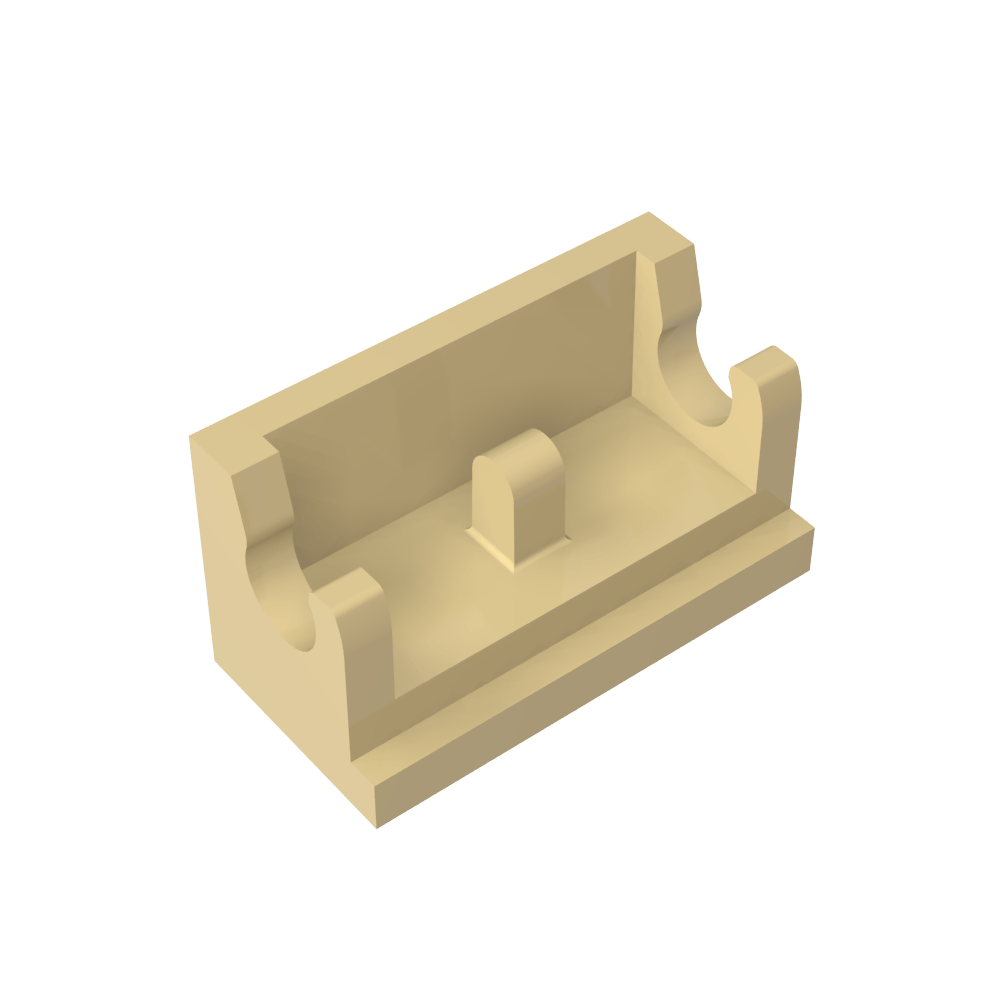 Brique charnière 1 x 2 Base-MyGobricksFr