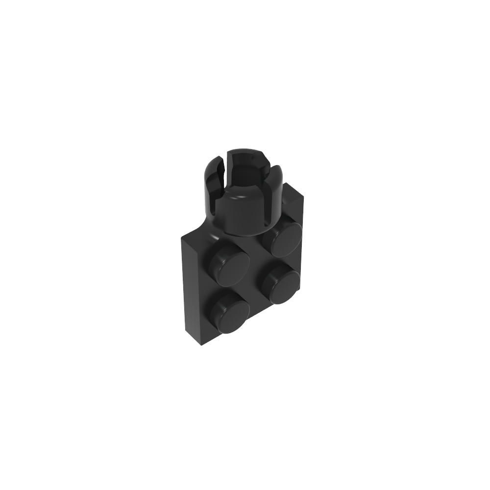 Plaque 2 x 2 avec douille pour boule d'attelage-MyGobricksFr