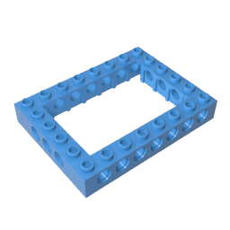 Brique Technic 6 x 8 avec centre ouvert 4 x 6-BricksBulk.Fr