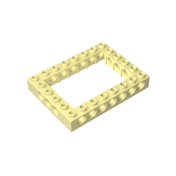 Brique Technic 6 x 8 avec centre ouvert 4 x 6-BricksBulk.Fr