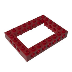 Brique Technic 6 x 8 avec centre ouvert 4 x 6-BricksBulk.Fr