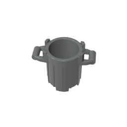 Poubelle avec 4 supports de couvercle-BricksBulk.Fr