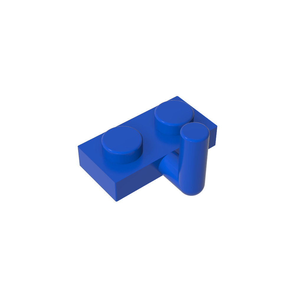 Plaque spéciale 1 x 2 avec bras relevé [Bras horizontal 6 mm]-MyGobricksFr
