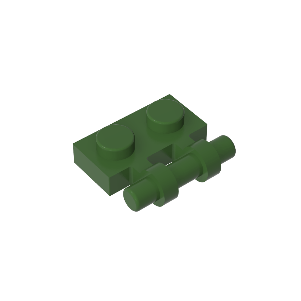 Plaque spéciale 1 x 2 Poignée latérale [Extrémités libres]-MyGobricksFr