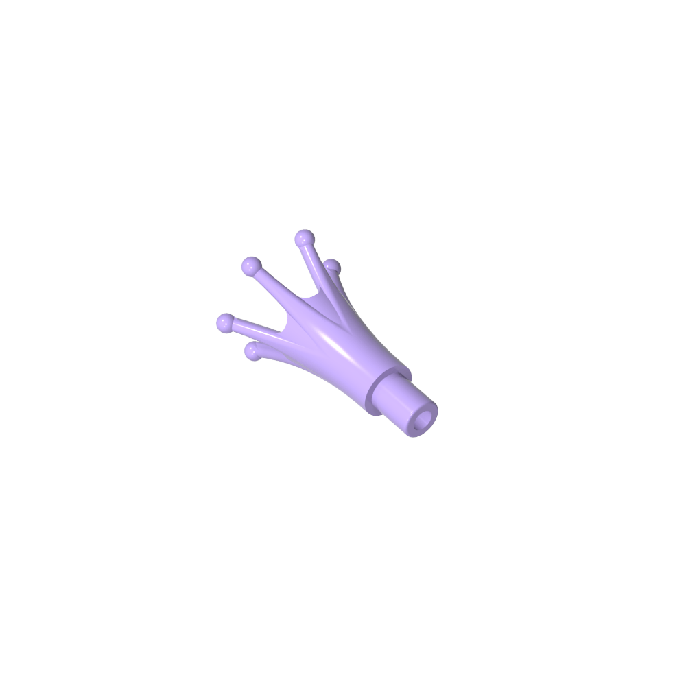 Accessoire de coiffure : Couronne longue avec barre-MyGobricksFr