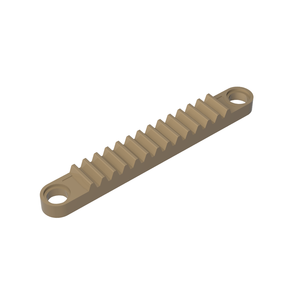 Crémaillère Technic 1 x 8 avec trous-MyGobricksFr