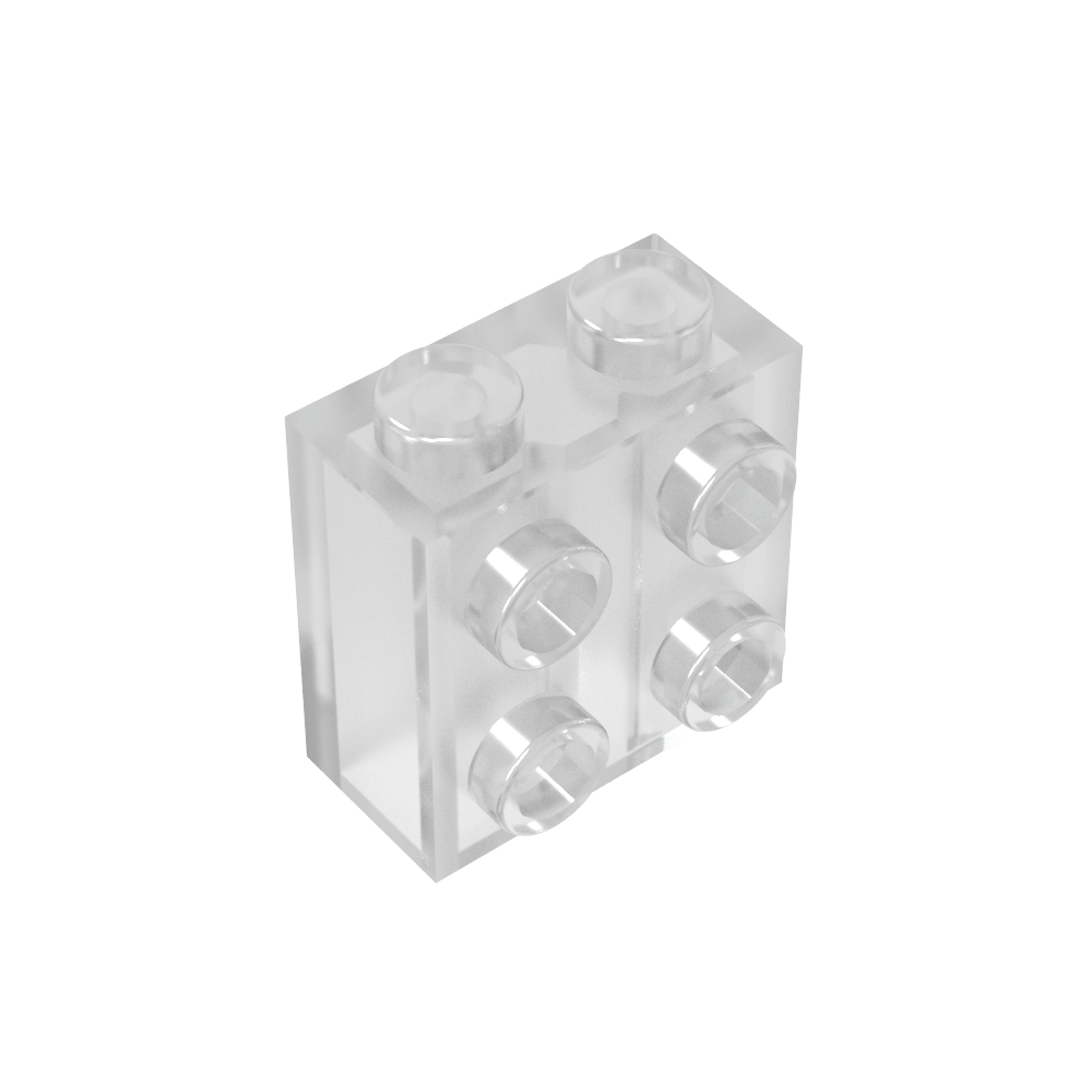 Brique spéciale 1 x 2 x 1 2/3 avec quatre tenons sur une face-MyGobricksFr