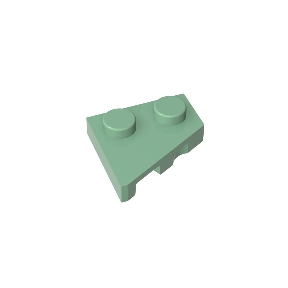 Plaque en coin 2 x 2 droite-MyGobricksFr