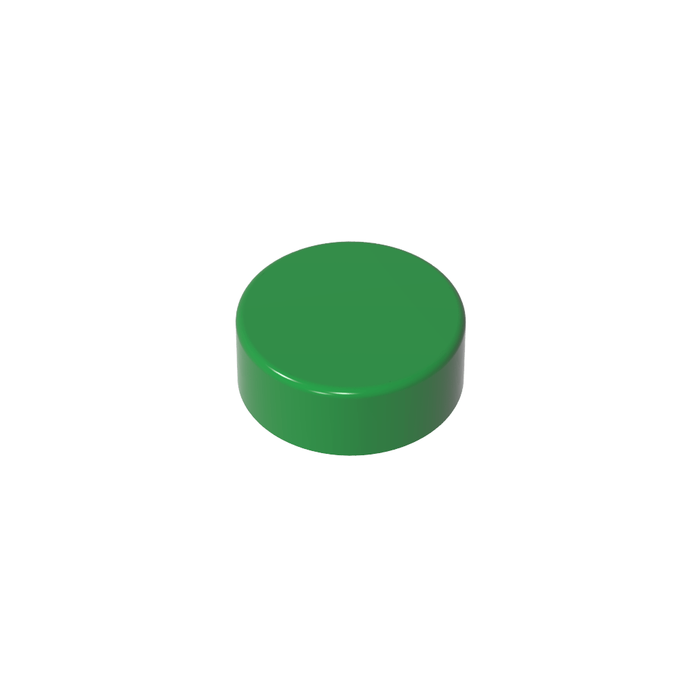 Tuile ronde 1 x 1-MyGobricksFr
