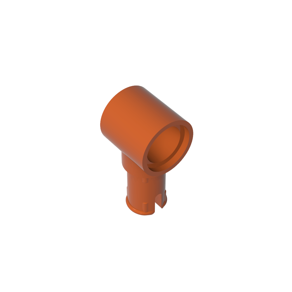 Connecteur Technic à 1 broche avec rainures de friction dans le sens de la longueur-MyGobricksFr