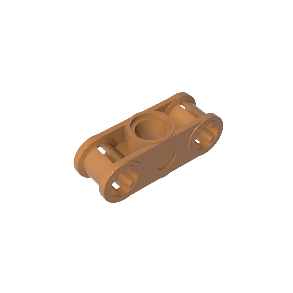 Axe et connecteur à broche Technic perpendiculaire 3L avec trou de broche central-MyGobricksFr