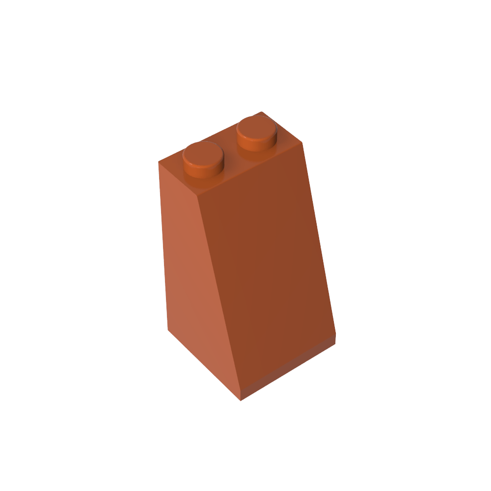 Pente 75° 2 x 2 x 3 [Montants creux]-MyGobricksFr