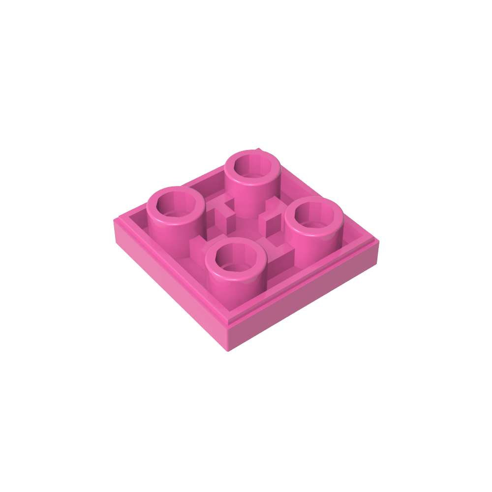 Tuile spéciale 2 x 2 inversée-MyGobricksFr