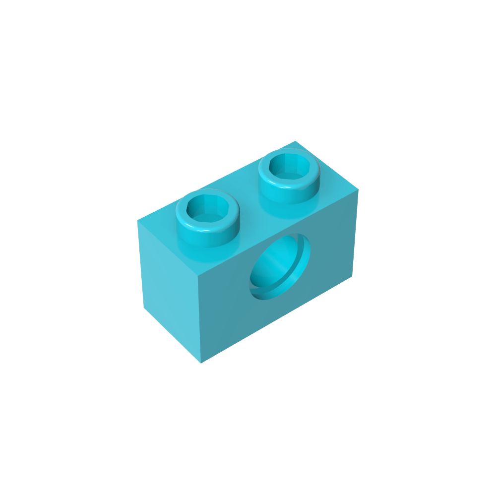 Brique technique 1 x 2 [1 trou]-MyGobricksFr