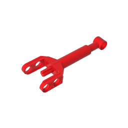 Small linear telescopic push rod