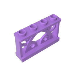 Rambarde, clôture, barrière décorative 1x4x2