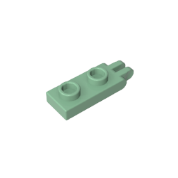 Plaque de charnière 1 x 2 avec 2 doigts et goujons creux-MyGobricksFr