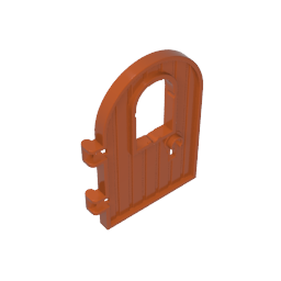 4x6 dome door with window and keyhole