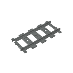 Rail droit pour véhicule, train, plastique (trains radiocommandés)-BricksBulk.Fr