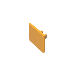 2x2 Square Castle Flag