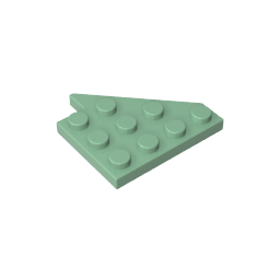 Coin, Plaque 4 x 4 Aile gauche-MyGobricksFr