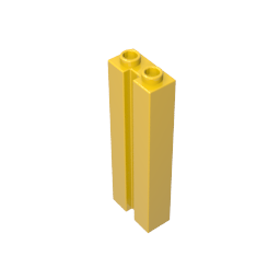 Brique spéciale 1 x 2 x 5 avec rainure-MyGobricksFr