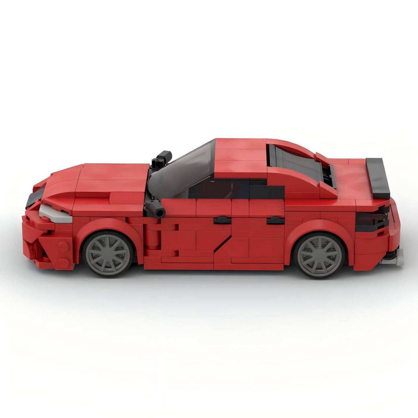 Maquette de voiture GS F-Sport, ensemble de 398 pièces compatibles avec d'autres modèles, un jeu de construction créatif à offrir.