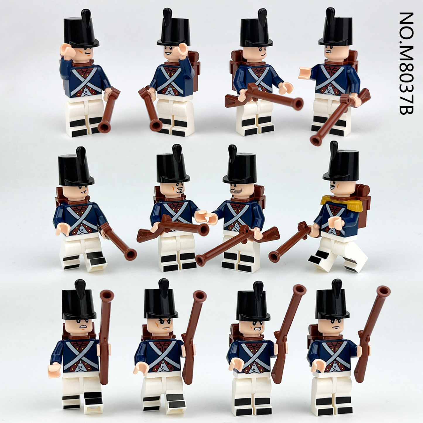 5 accessoires pour scènes de la Marine royale, ensemble de la Garde royale, petits jeux de construction