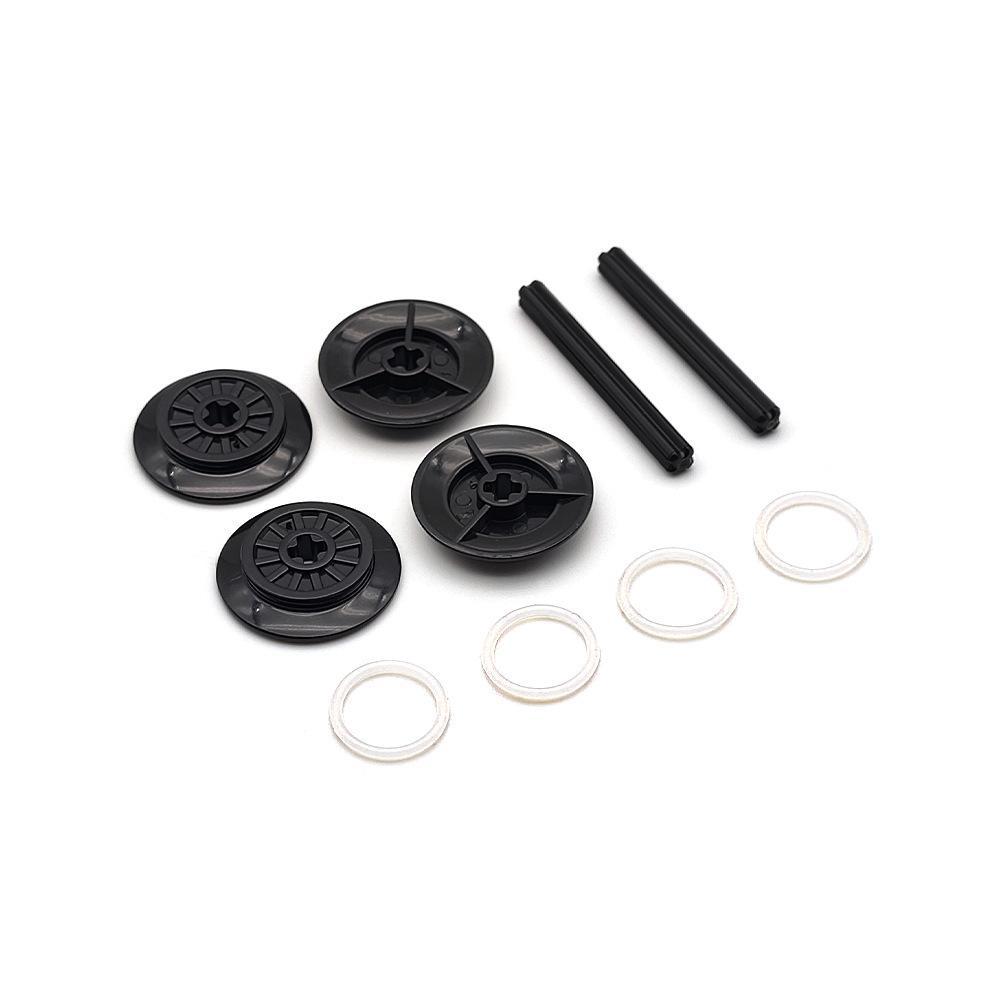 Pièces de train compatibles, roues de train (2878, 57051, 57878, 1687, 92088), supports de roues et châssis.
