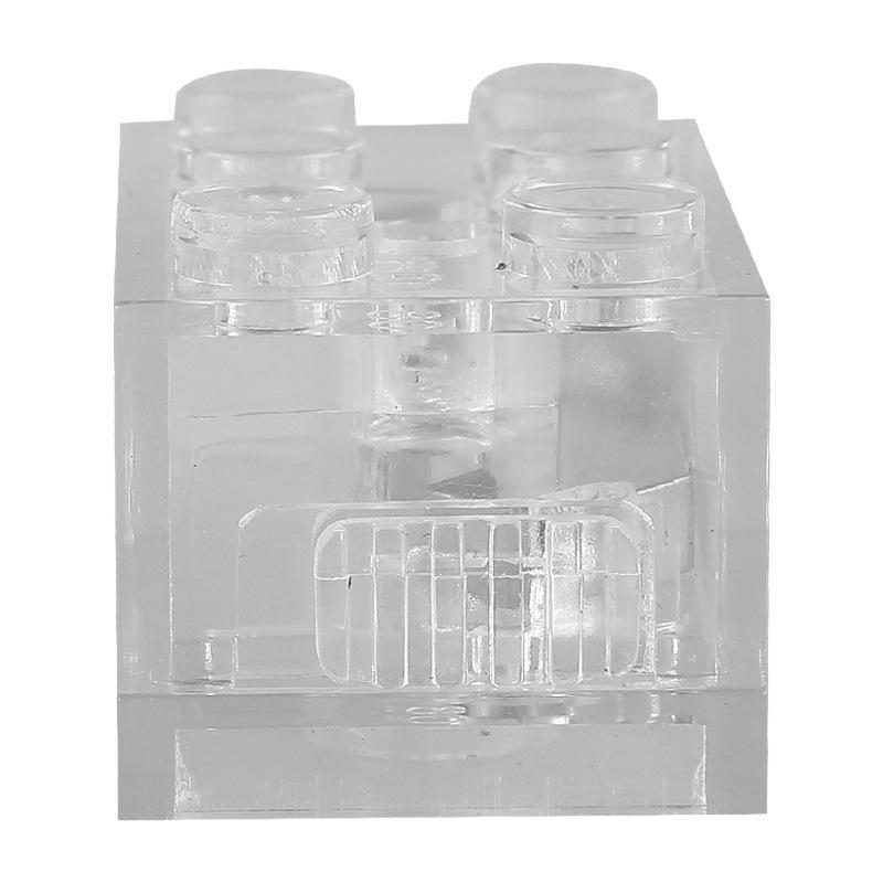 Accessoires lumineux LED 2*3 pour briques, compatibles avec les petits blocs de construction, accessoires de jeu lumineux LED multicolores clignotants