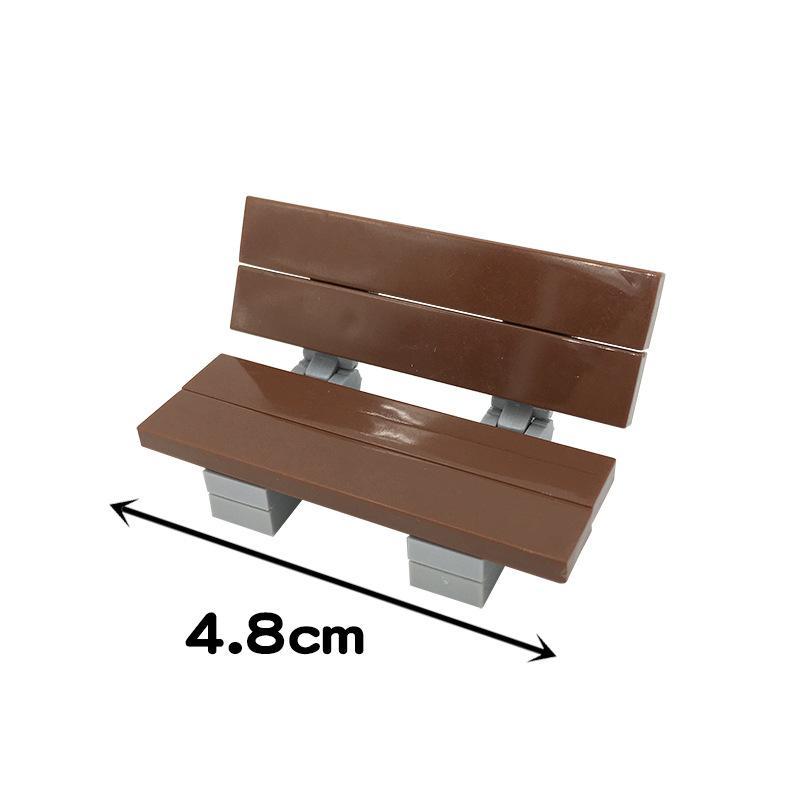 Ensemble de pièces pour meubles modernes MOC, petits blocs de construction pour canapé/meuble TV/décoration intérieure, éléments et accessoires pour décor de maison