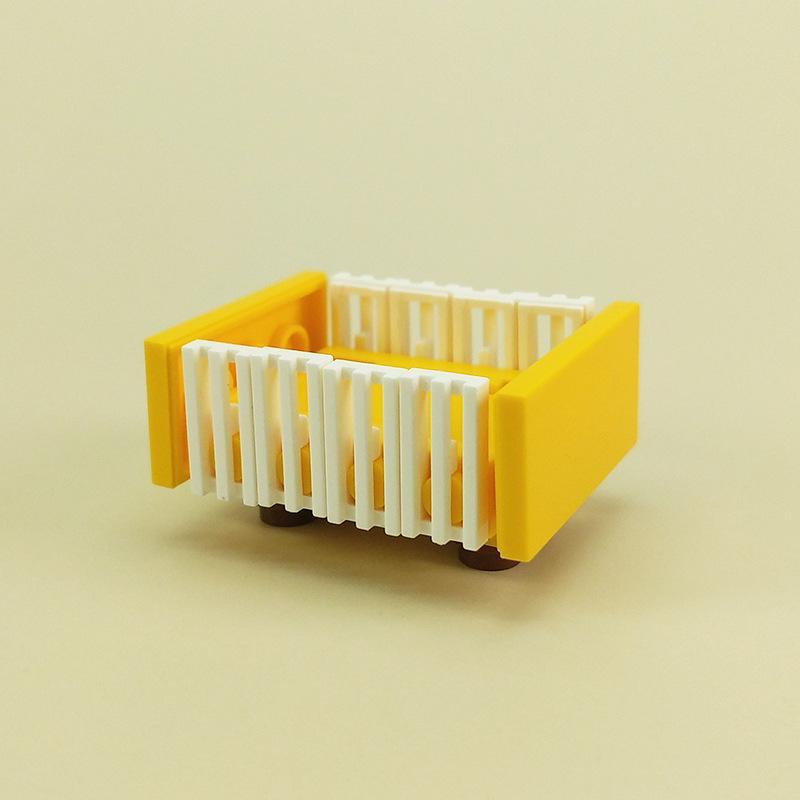 Ensemble de pièces pour meubles modernes MOC, petits blocs de construction pour canapé/meuble TV/décoration intérieure, éléments et accessoires pour décor de maison