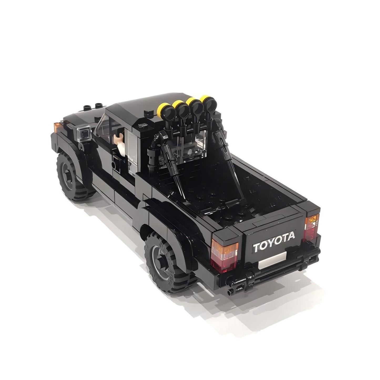 Maquettes de pick-up, ensembles de pièces de construction compatibles avec les petites pièces, jouets de construction créatifs à offrir