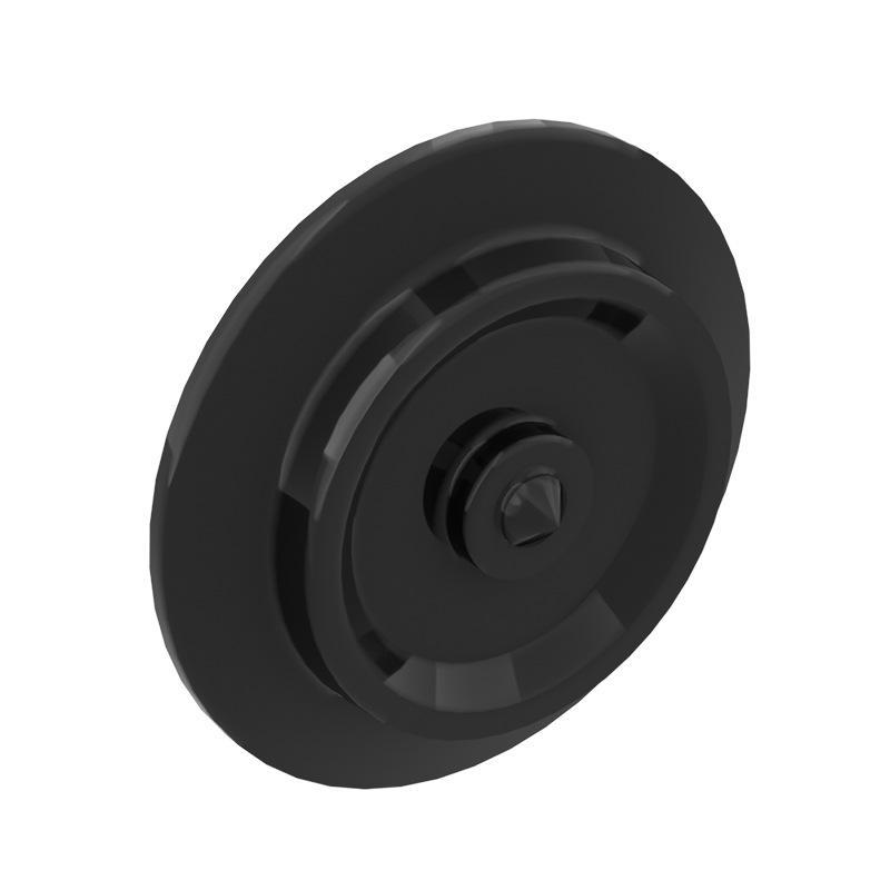 Pièces de train compatibles, roues de train (2878, 57051, 57878, 1687, 92088), supports de roues et châssis.