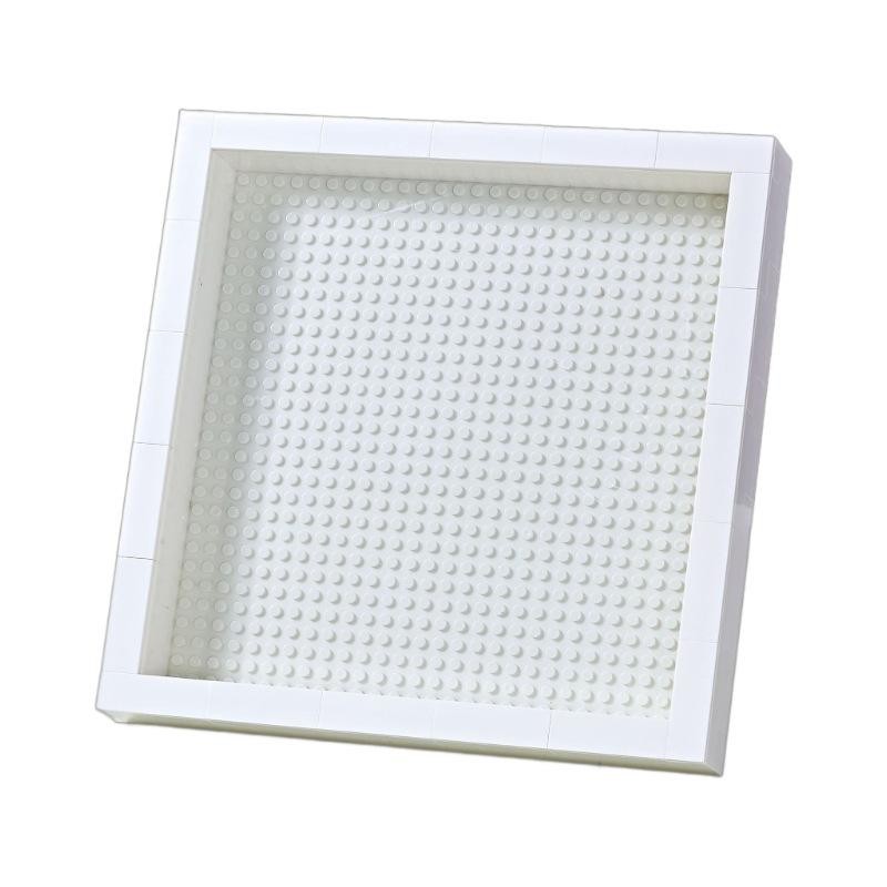 Cadre photo en briques à monter soi-même, haute compatibilité, décoration intérieure personnalisable avec des briques de rechange, accessoire de réutilisation créatif et personnalisé