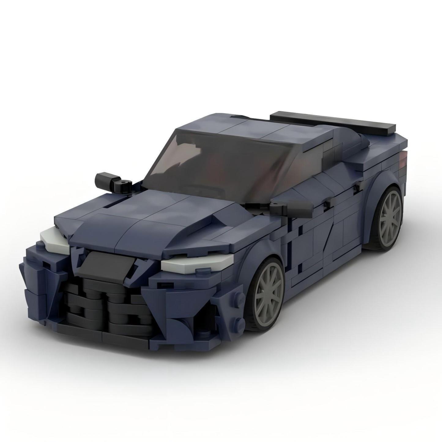 Maquette de voiture GS F-Sport, ensemble de 398 pièces compatibles avec d'autres modèles, un jeu de construction créatif à offrir.