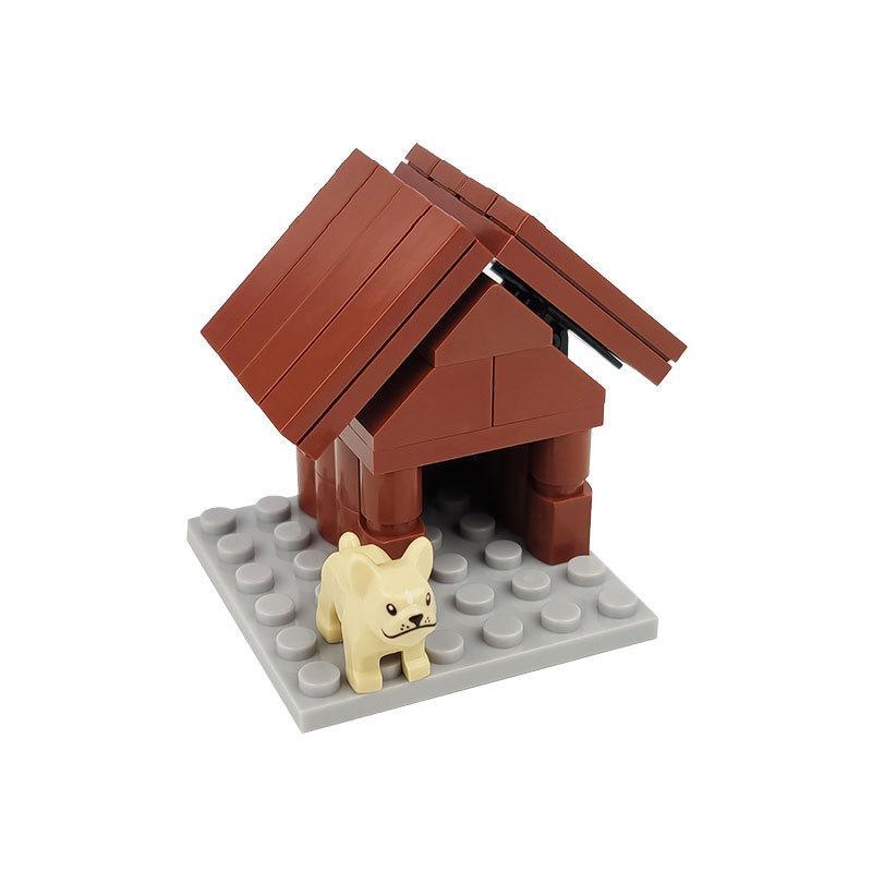 MOC Bauernhof-Szene-Bausteinset, Haus- und Gartenbausteine – Montageteile