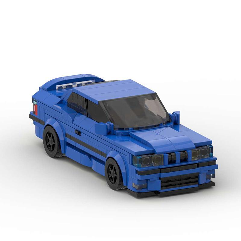 Maquette de voiture à construire - BMW M3 E36, compatible avec les petits ensembles de briques de construction, jouet cadeau pour garçons et adolescents