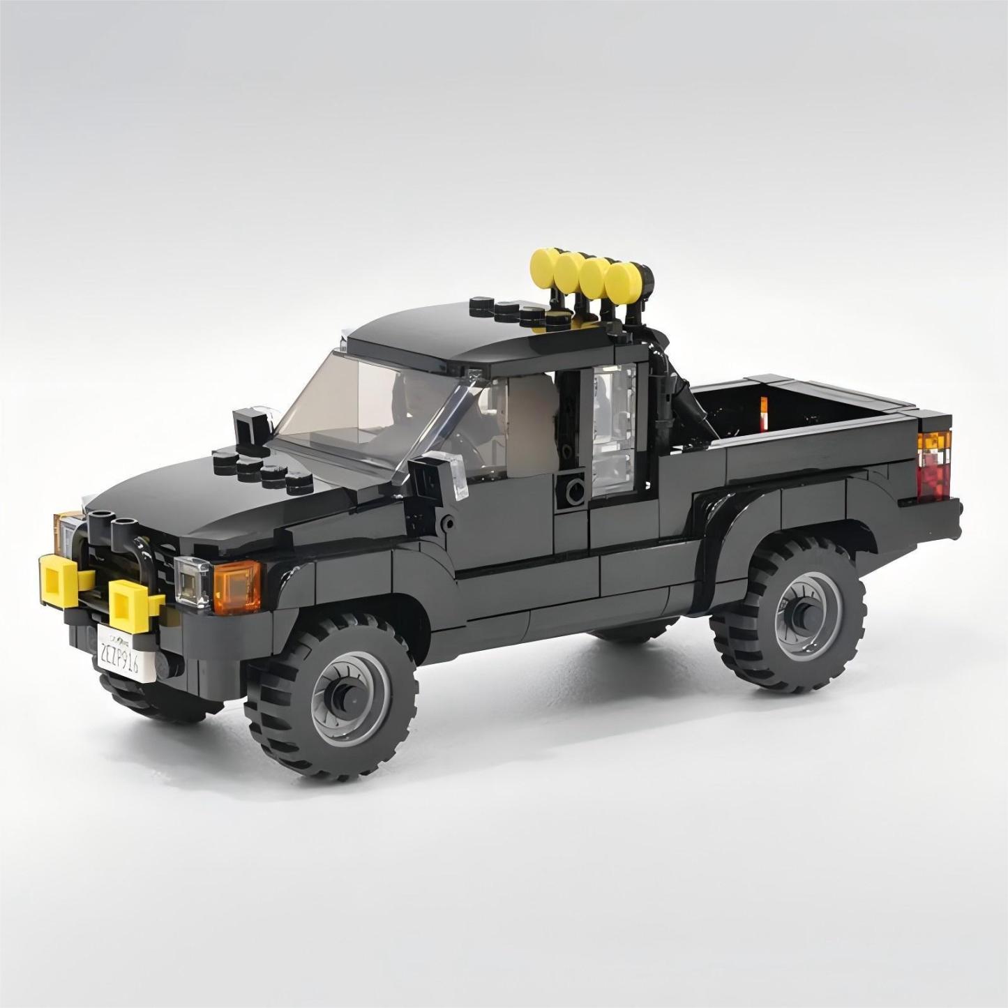 Maquettes de pick-up, ensembles de pièces de construction compatibles avec les petites pièces, jouets de construction créatifs à offrir